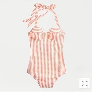 J. Crew NWT halter one piece swimsuit